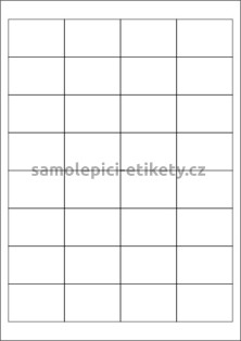 Etikety PRINT 49x33 mm (1000xA4) - krémový strukturovaný papír