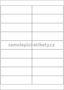 Etikety PRINT 103x29 mm (1000xA4) - průsvitný papír