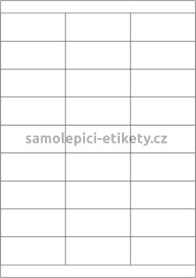 Etikety PRINT 70x30 mm bílé (balení 100xA4)