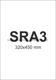 Etikety PRINT 320x450 mm (100xSRA3) - zlatá lesklá polypropylenová folie