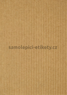 Etikety PRINT 45,7x21,2 mm (1000xA4) - hnědý proužkovaný papír