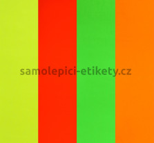 Etikety PRINT 99,1x34 mm barevné signální (100xA4)
