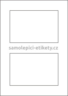 Etikety PRINT 150x100 mm (50xA4) - transparentní lesklá polyesterová inkjet folie