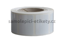 Etikety na kotouči 30x15 mm polyetylenové bílé lesklé (76/4000)