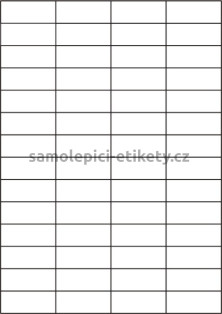 Etikety PRINT 52,5x21,2 mm bílé opacitní (1000xA4)