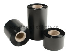 60 mm x 300 m termotransferová páska vosková premium černá, návin vnější (OUT), dutinka 1"