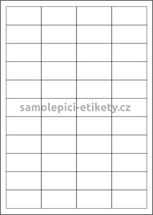Etikety PRINT 48,5x25,4 mm bílé (1000xA4)